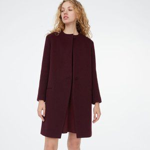 Club Monaco Gabita Coat - Burgundy size S/P